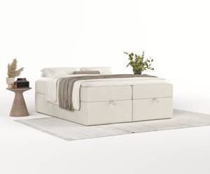 Boxspringbett Freja Beige - Breite: 200 cm