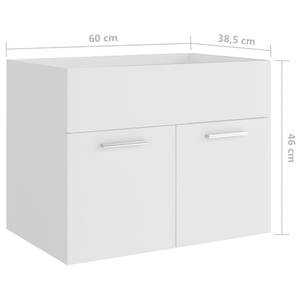 Badezimmermöbel-Set(3-teilig) 3007828 Weiß - Breite: 60 cm