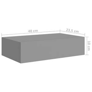 Schubladenregal 3006702-1 Grau - Tiefe: 40 cm