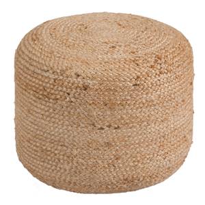 Pouf Katy Marron - Fibres naturelles - 40 x 30 x 40 cm