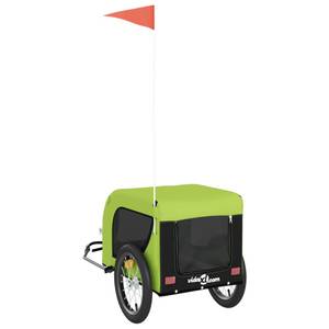 Remorque vélo pour chien 3028683-1 Vert - 65 x 66 x 124 cm