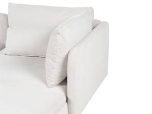 Modulsofa EGERIS 3-tlg Beige - Schwarz - Creme - Armlehne davorstehend rechts