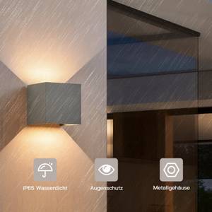 LED Wandleuchte Inspiration (4er-Set) Grau