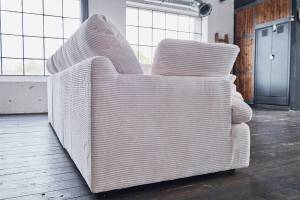 LIDO Modulsofa Weiß - Textil - 306 x 88 x 306 cm