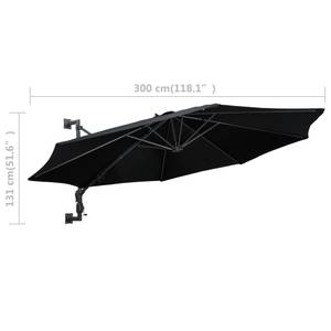 Parasol 3001631 Noir