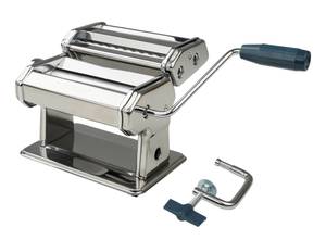 Machine à pâtes manuelle Easy Prepare Gris - Métal - 14 x 20 x 21 cm