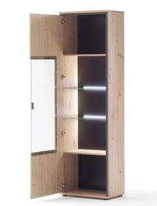 Wohnzimmer Mendoza 31 (5-teilig) mit LED Braun - Holzwerkstoff - Holzart/Dekor - 399 x 210 x 50 cm