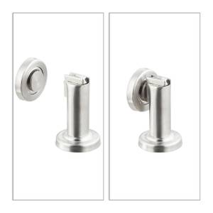 Butoir de porte à aimant en acier inox 1 set