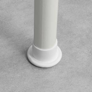 Support de Pot Fleurs KLS09-W Blanc - Métal - Matière plastique - 1 x 314 x 1 cm