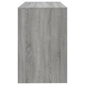 Schreibtisch Grau - Holzwerkstoff - Massivholz - 101 x 77 x 101 cm