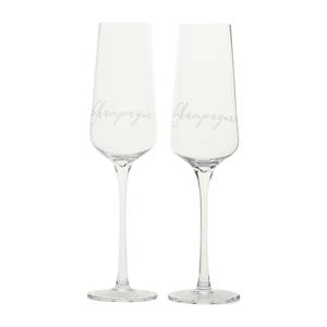 Champagnerglas RM Champagne Glass 2 Stk Glas - 7 x 26 x 7 cm