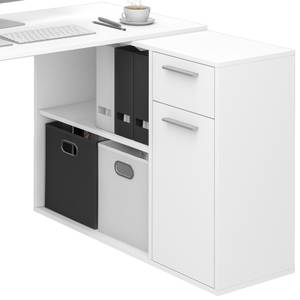 Schreibtisch Robin Weiß Weiß - Holzwerkstoff - 120 x 75 x 60 cm