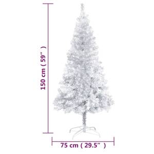 Sapin de noël artificiel Rosé - Argenté - 75 x 150 x 75 cm