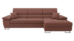 Ecksofa Cotere Mini Cord Rosé - Ecke davorstehend rechts