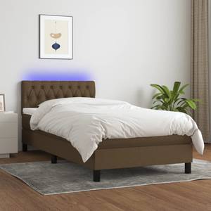 Boxspringbett 3017265-21 Dunkelbraun - 90 x 203 cm