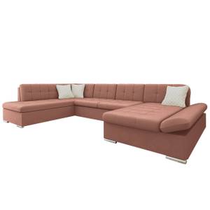 Ecksofa Bergen Rosé - Ecke davorstehend rechts