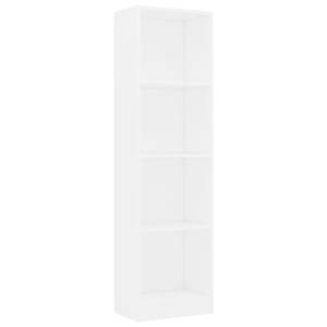 Bücherregal 3016500-4 Weiß - 40 x 142 cm