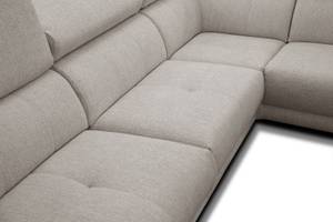 Relax-Ecksofa 3-Sitzer Matera Beige - Ecke davorstehend rechts - Longchair davorstehend rechts - Ottomane davorstehend rechts