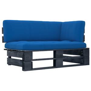 Paletten Ecksofa 3016504-4 Schwarz - Dunkelblau