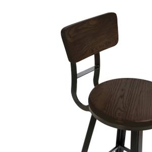 Tabouret de bar Midland Marron - Métal - 41 x 103 x 51 cm