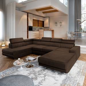 Ecksofa SIENA R-S Braun - Ecke davorstehend rechts