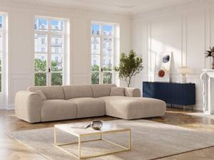 Sofa POGNIA Beige - Textil - 165 x 73 x 280 cm