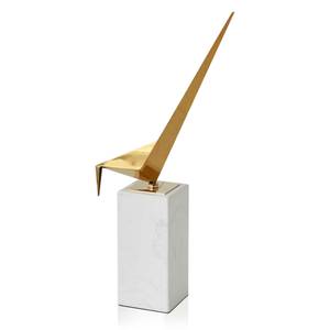 Dekorationsobjekt Vogel Origami Gold - Stein - 24 x 45 x 8 cm