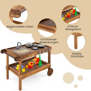 Spielküche FK569955ZMDE Braun - Holzwerkstoff - 42 x 70 x 79 cm