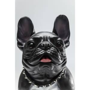 Deko Figur Gangster Dog Schwarz - Kunststoff - Stein - 50 x 40 x 24 cm