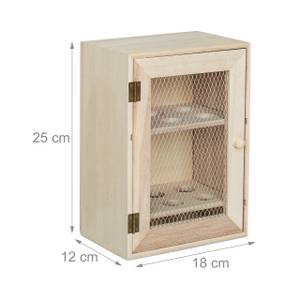 Holz Eierschrank Beige