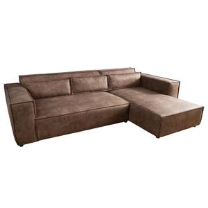 Ecksofa BOSSA NOVA Braun - Taupe - Textil