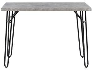 Ensemble pour salle à manger KEMPTON Noir - Gris - Bois manufacturé - 110 x 76 x 70 cm