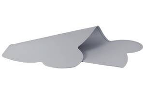 Platzdeckchen Bär Grau - Kunststoff - 48 x 1 x 25 cm