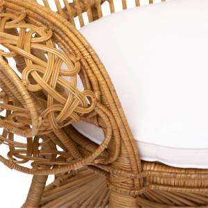 Sessel TAKTA Beige - Rattan - 65 x 150 x 115 cm