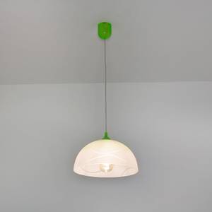 Lampe à suspension ADANIA Vert - Blanc