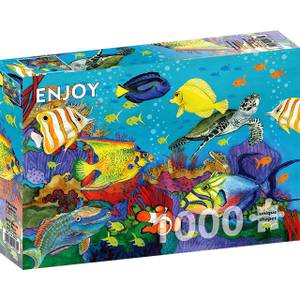 Puzzle Unterwasser Regenbogen Papier - 24 x 5 x 34 cm