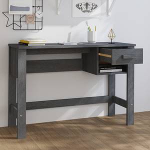 Schreibtisch 3015245 Grau - Holzwerkstoff - Massivholz - Holzart/Dekor - 110 x 75 x 40 cm