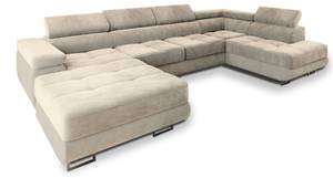 Ecksofa CASONE R-S Creme - Ecke davorstehend rechts