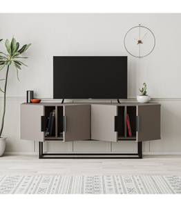 Meuble TV Titan Marron - Bois manufacturé - 35 x 55 x 140 cm