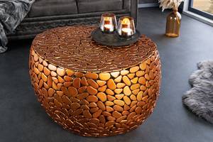 Couchtisch STONE MOSAIC Metall - 72 x 40 x 70 cm