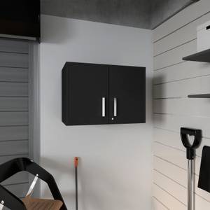 Meuble Cyrus Noir - Bois manufacturé - Matière plastique - 70 x 50 x 41 cm