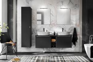 Armoires de toilette SANTA FE MC80 2D Noir