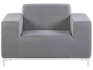 Fauteuil ROVIGO Gris - Blanc