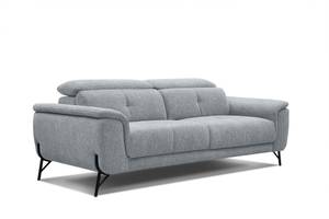 Sofa Avena (3-Sitzer) Silber / Grau - Silbergrau