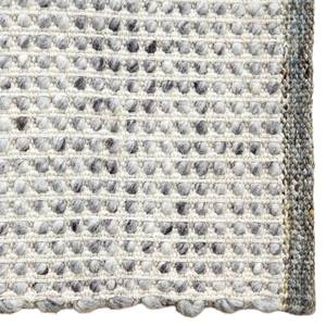 Kadril Teppich handgewebt Grau Grau - Textil - 160 x 1 x 230 cm