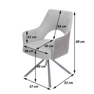 Chaise de salle à manger K30 Blanc crème