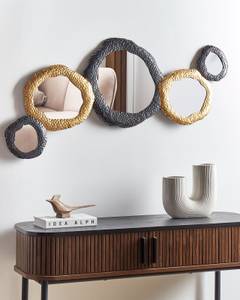 Miroir décoratif CHARNY Jaune - Métal - 109 x 44 x 3 cm