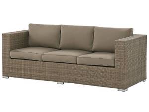 Lounge Set BELLUNO 4-tlg Braun - Silber