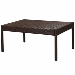 Mobilier de jardin Marron - Métal - Polyrotin - 45 x 32 x 70 cm