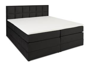 MONTREAL Boxspringbett mit Bettkasten Schwarz - Breite: 180 cm